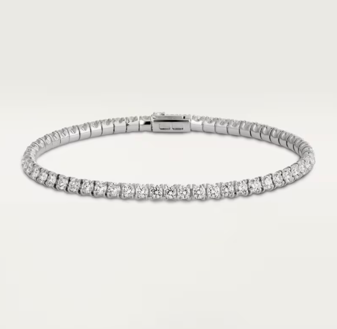 [⭐Clover Jewelry]  CLASSIC BASEBALL BRACELAT, 52 DIAMOND