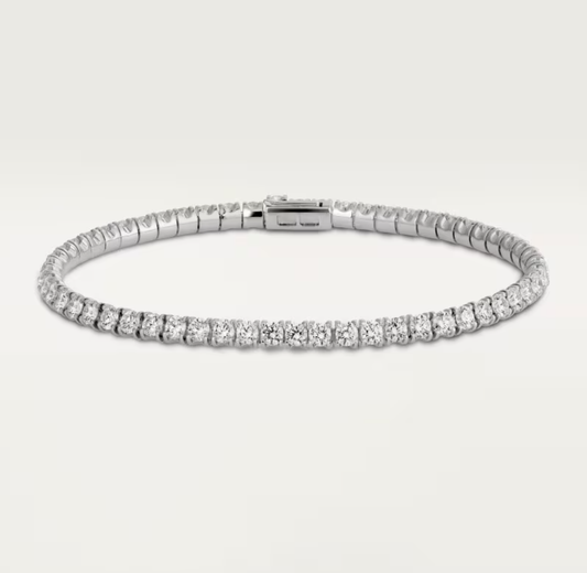 [⭐Clover Jewelry]  CLASSIC BASEBALL BRACELAT, 52 DIAMOND