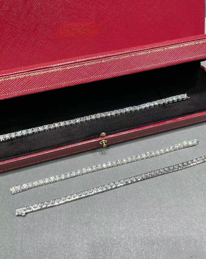 [⭐Clover Jewelry jewelrys]TENNIS BRACELET WITH FULL DIAMOND SETTING