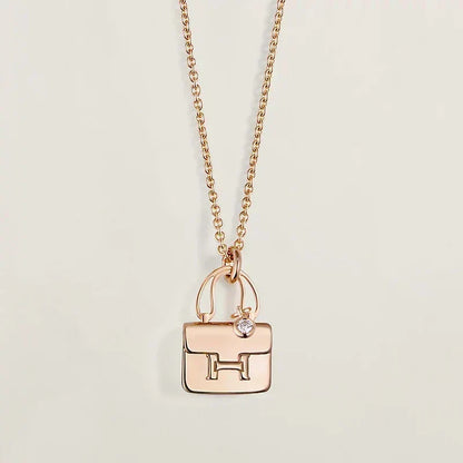 [⭐Clover Jewelry]AMULETTE PEDANT ROSE GOLD NECKLACE