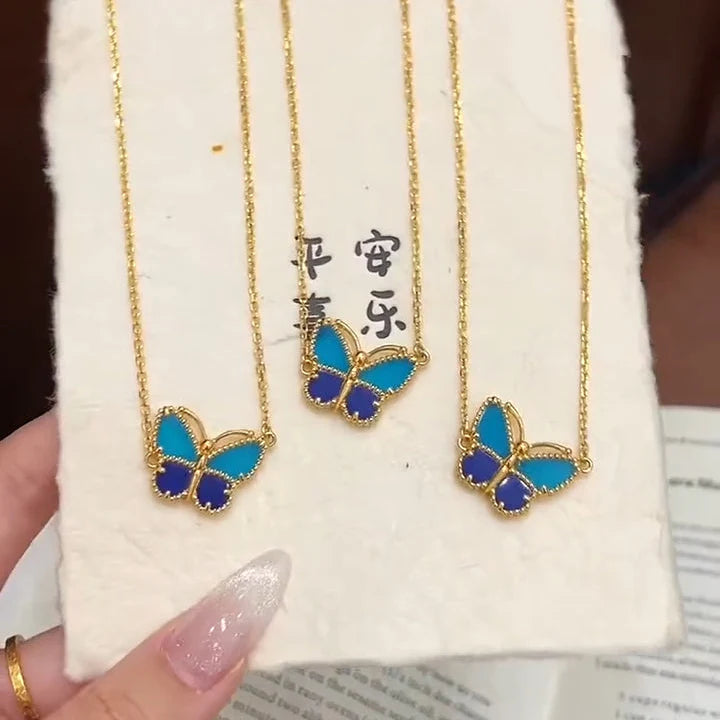 [⭐Clover Jewelry]  2026 NEW LUCKY BUTTERFLY 1 MOTIFS NECKLACE