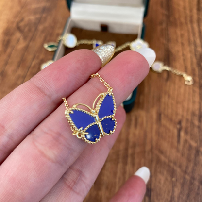 [⭐Clover Jewelry]  2026 NEW LUCKY BUTTERFLY 1 MOTIFS NECKLACE