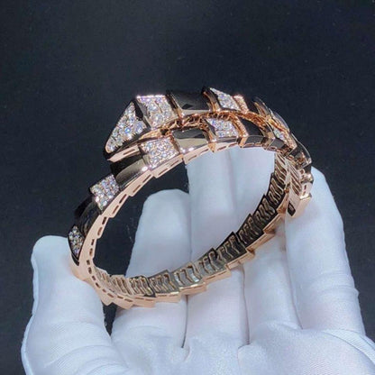 [⭐Clover Jewelry]SERPENTI BRACELET PINK GOLD DIAMOND