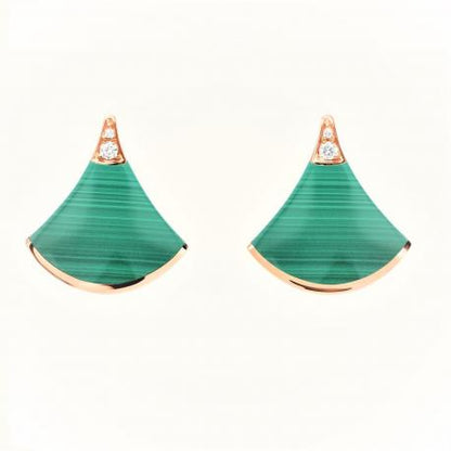 [⭐Clover Jewelry]DIVAS DREAM EARRINGS PINK GOLD