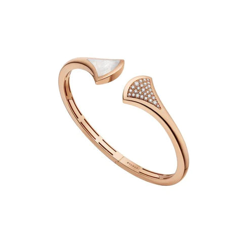 [⭐Clover Jewelry]DREAM BRACELET OPEN PINK GOLD MOP DIAMOND