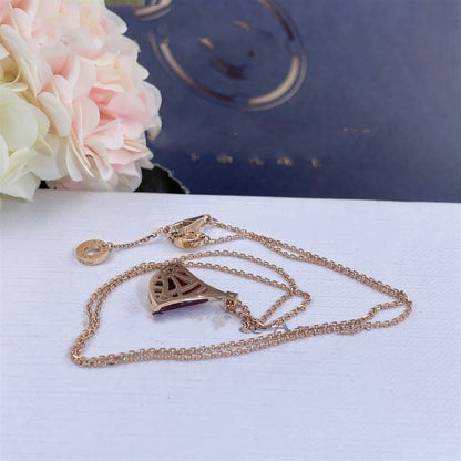 [⭐Clover Jewelry]DREAM NECKLACE CARNELIAN 1 DIAMOND