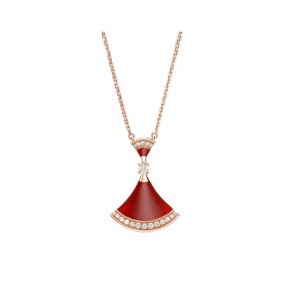 [⭐Clover Jewelry]DREAM NECKLACE CARNELIAN DIAMOND