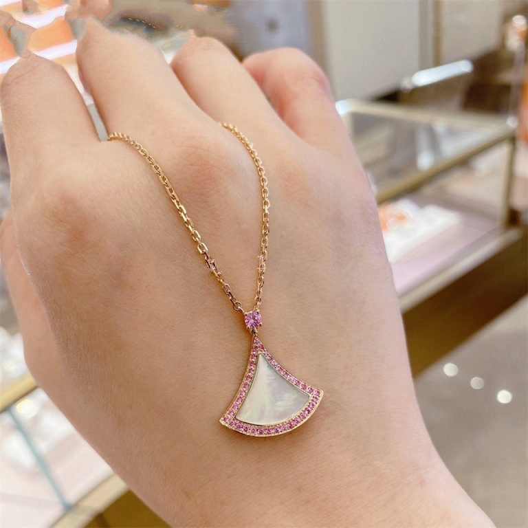 [⭐Clover Jewelry]DREAM NECKLACE MOP DIAMOND PINK