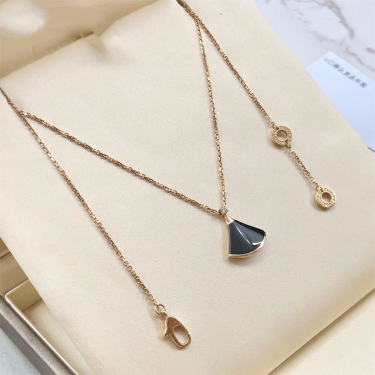[⭐Clover Jewelry]DREAM NECKLACE ONYX 1 DIAMOND