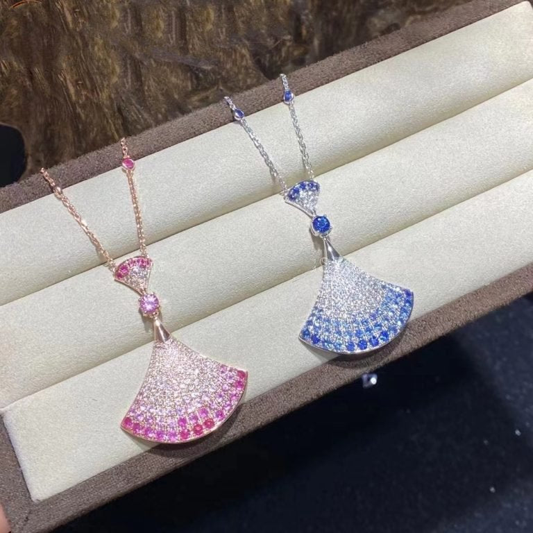 [⭐Clover Jewelry]DREAM NECKLACE AGATE SILVER DIAMOND