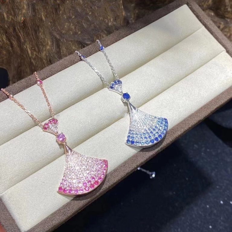 [⭐Clover Jewelry]DREAM NECKLACE AGATE SILVER DIAMOND