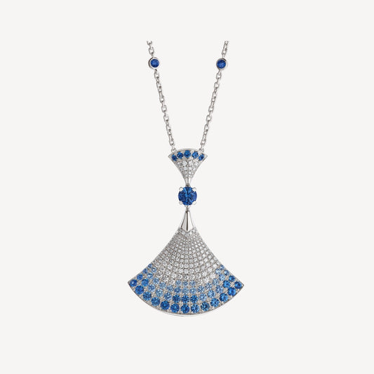 [⭐Clover Jewelry]DREAM NECKLACE AGATE SILVER DIAMOND
