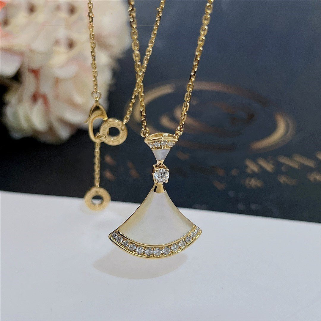 [⭐Clover Jewelry]DREAM NECKLACE MOP GOLD DIAMOND