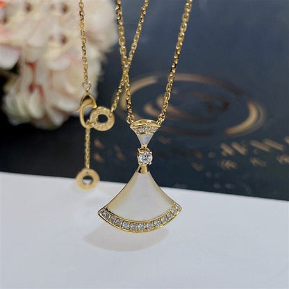 [⭐Clover Jewelry]DREAM NECKLACE MOP GOLD DIAMOND
