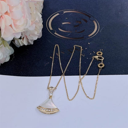 [⭐Clover Jewelry]DREAM NECKLACE MOP GOLD DIAMOND