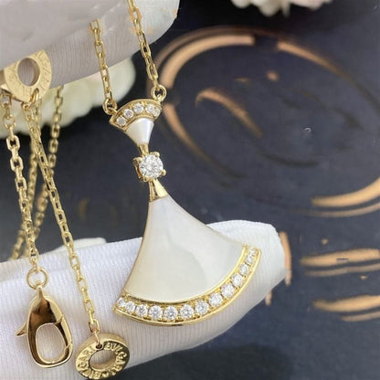 [⭐Clover Jewelry]DREAM NECKLACE MOP GOLD DIAMOND