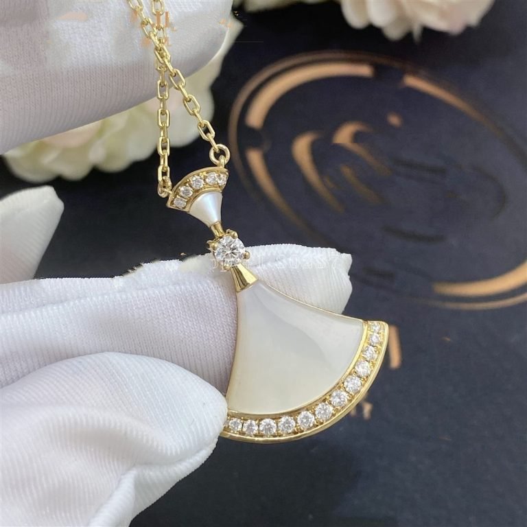 [⭐Clover Jewelry]DREAM NECKLACE MOP GOLD DIAMOND