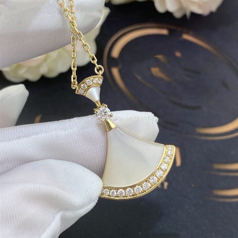[⭐Clover Jewelry]DREAM NECKLACE MOP GOLD DIAMOND