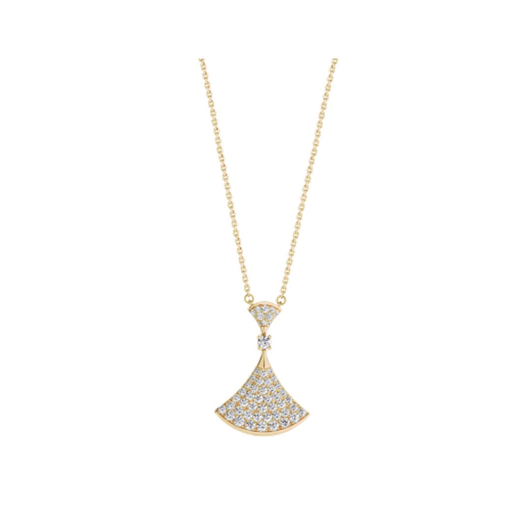 [⭐Clover Jewelry]DREAM NECKLACE GOLD FULL DIAMOND