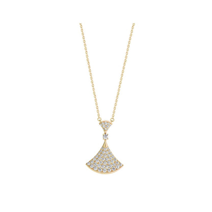 [⭐Clover Jewelry]DREAM NECKLACE GOLD FULL DIAMOND
