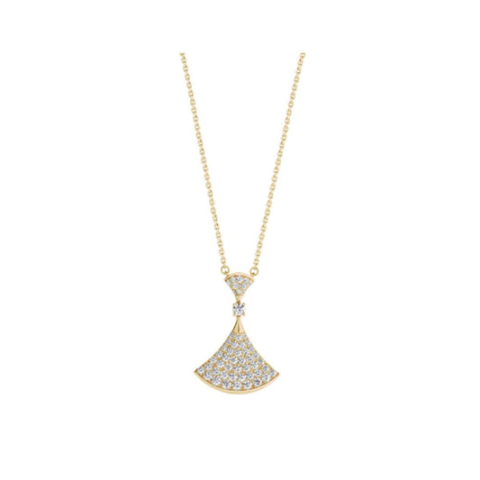 [⭐Clover Jewelry]DREAM NECKLACE GOLD FULL DIAMOND