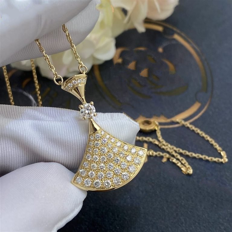 [⭐Clover Jewelry]DREAM NECKLACE GOLD FULL DIAMOND