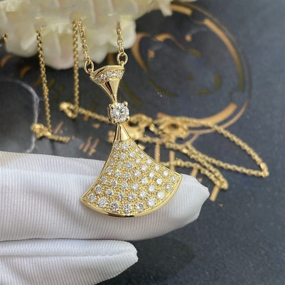 [⭐Clover Jewelry]DREAM NECKLACE GOLD FULL DIAMOND