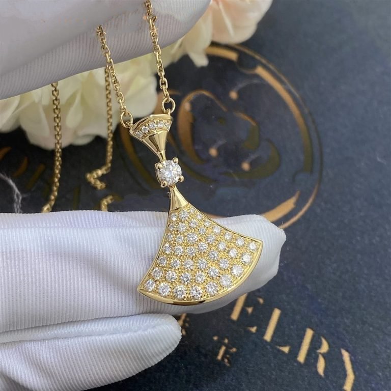 [⭐Clover Jewelry]DREAM NECKLACE GOLD FULL DIAMOND