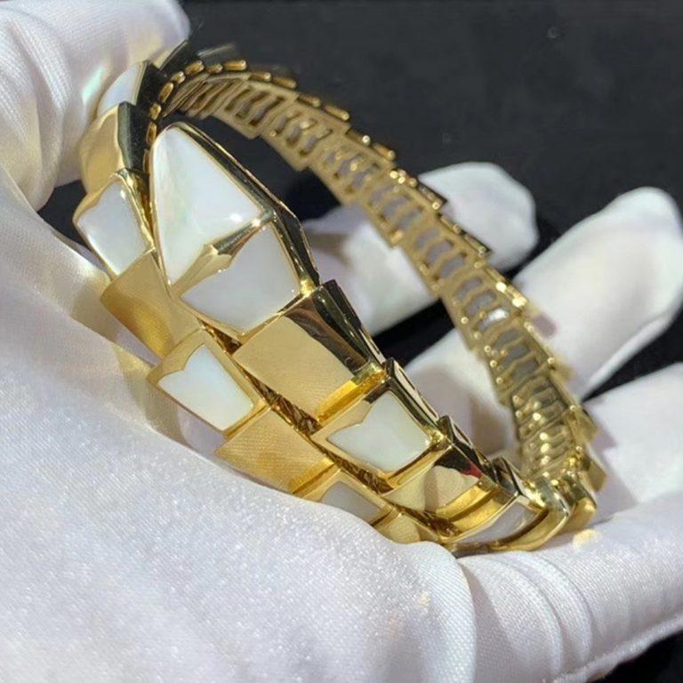 [⭐Clover Jewelry]SERPENTI BRACELET MOP GOLD