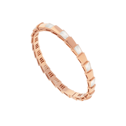 [⭐Clover Jewelry]SERPENTI BRACELET PINK GOLD MOP