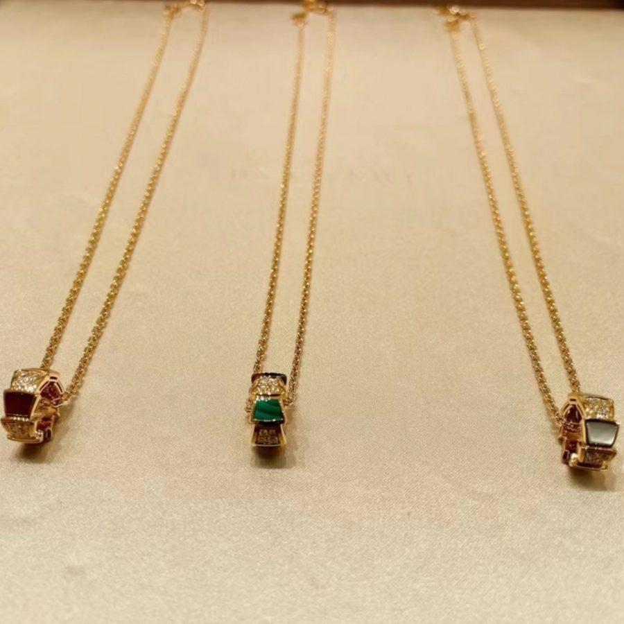 [⭐Clover Jewelry]SERPENTI PEDANT DIAMOND NECKLACE