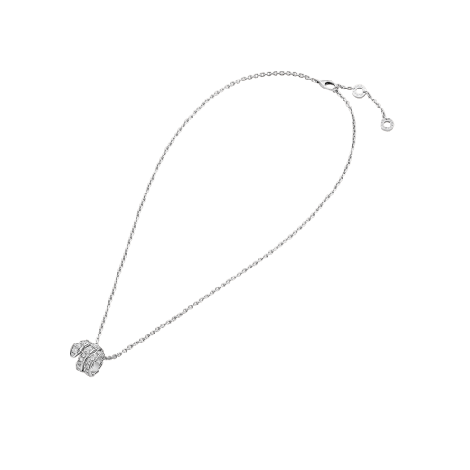 [⭐Clover Jewelry]SERPENTI  NECKLACE DOUBLE RING DIAMOND