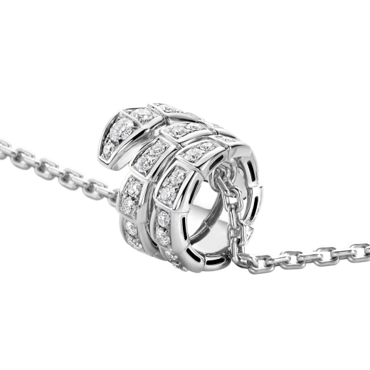 [⭐Clover Jewelry]SERPENTI  NECKLACE DOUBLE RING DIAMOND