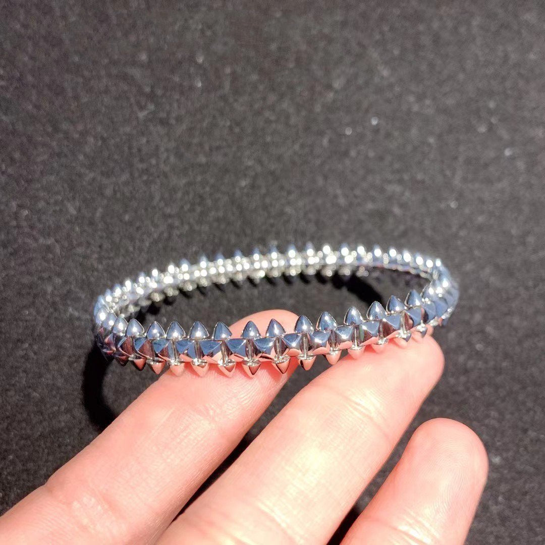 [⭐Clover Jewelry]CLASH SILVER BRACELET