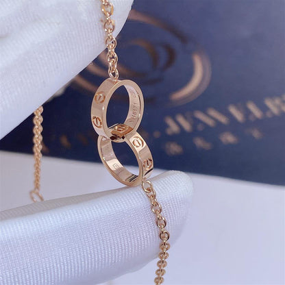 [⭐Clover Jewelry]LOVE BRACELET DOUBLE RING