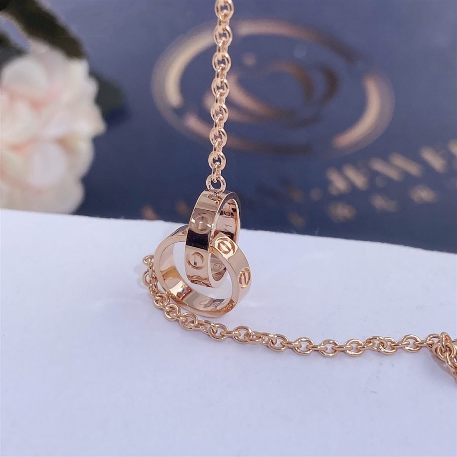 [⭐Clover Jewelry]LOVE BRACELET DOUBLE RING
