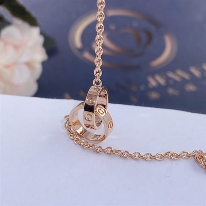 [⭐Clover Jewelry]LOVE BRACELET DOUBLE RING
