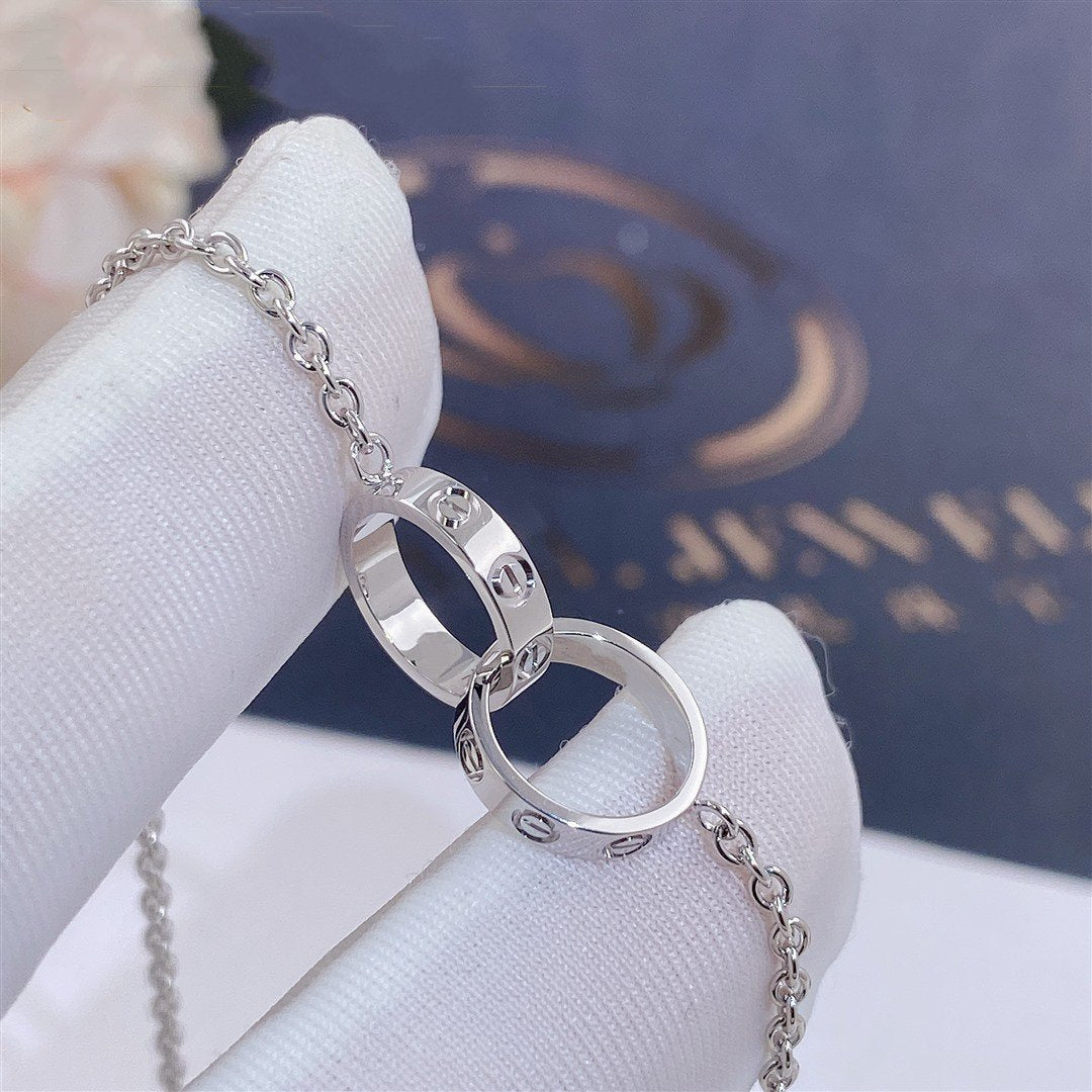 [⭐Clover Jewelry]LOVE BRACELET DOUBLE RING