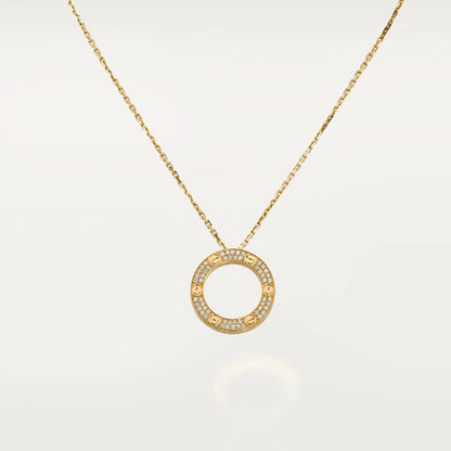 [⭐Clover Jewelry]LOVE NECKLACE ADJUSTABLE ROSE GOLD
