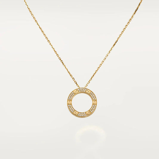 [⭐Clover Jewelry]LOVE NECKLACE ADJUSTABLE ROSE GOLD