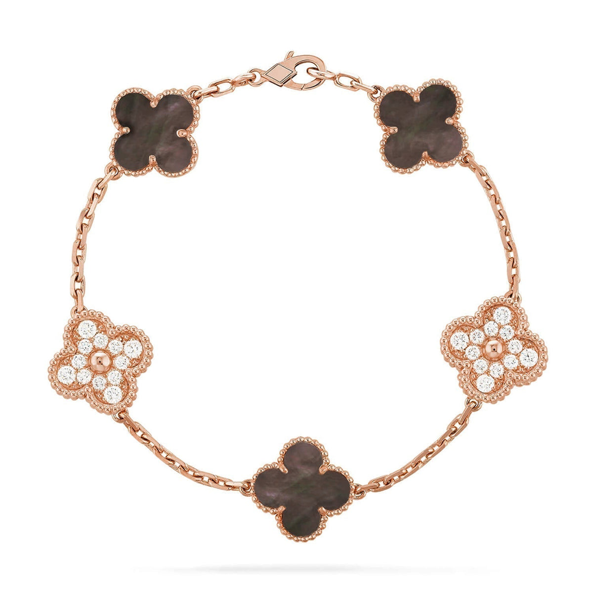 [⭐Clover Jewelry] CLOVER 5 MOTIF GRAY MOP BRACELET COLLECTION