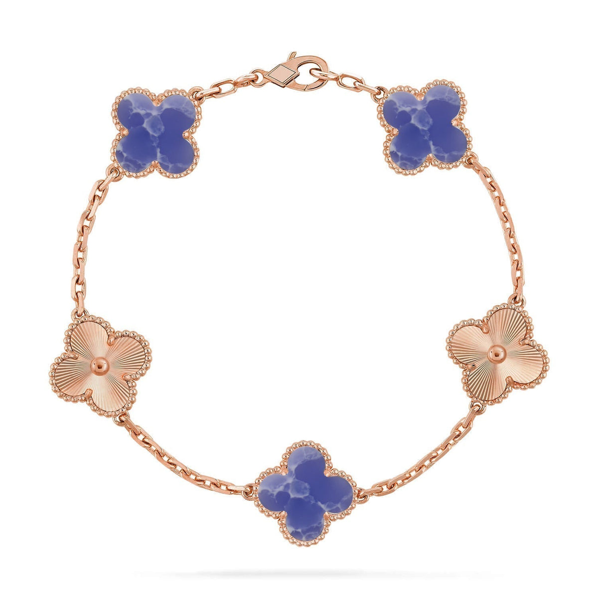 [⭐Clover Jewelry]CLOVER 5 MOTIF BLUE VEINS BRACELET COLLECTION