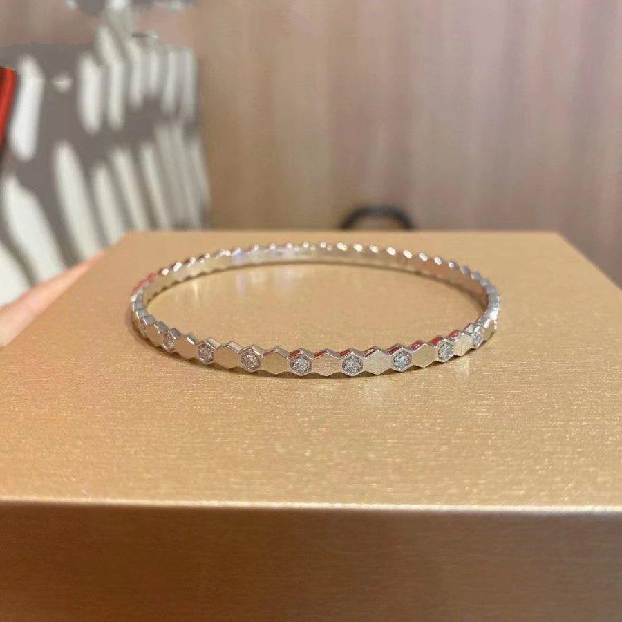 [⭐Clover Jewelry]BEE LOVE SILVER DIAMOND BRACELET
