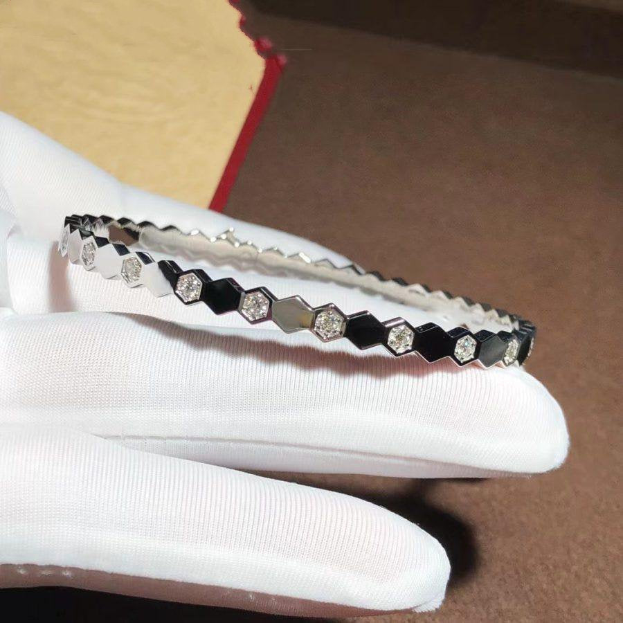[⭐Clover Jewelry]BEE LOVE SILVER DIAMOND BRACELET