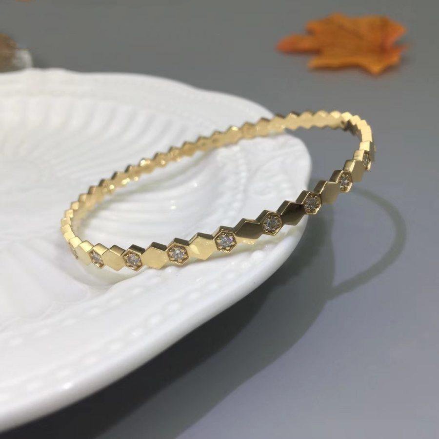[⭐Clover Jewelry]BEE LOVE GOLD DIAMOND BRACELET