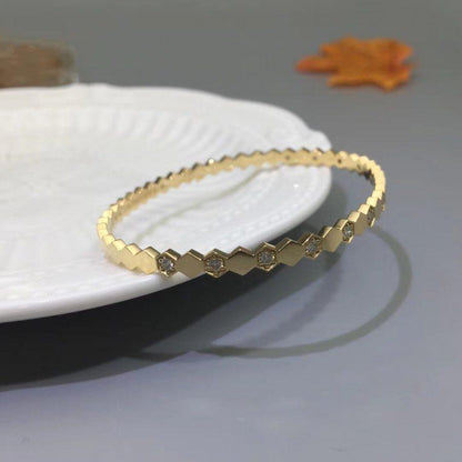 [⭐Clover Jewelry]BEE LOVE GOLD DIAMOND BRACELET