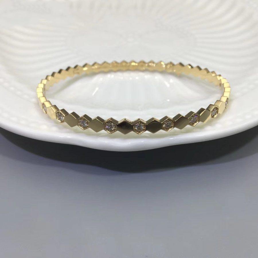 [⭐Clover Jewelry]BEE LOVE GOLD DIAMOND BRACELET