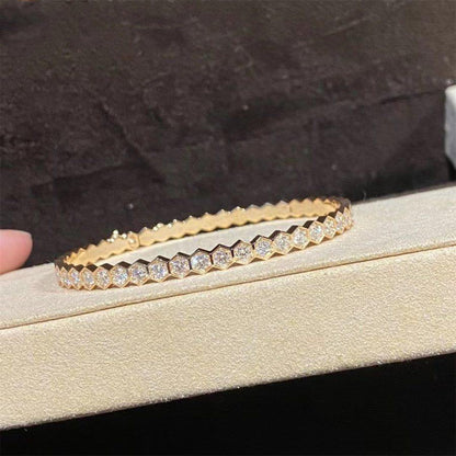 [⭐Clover Jewelry]BEE LOVE GOLD BRACELET FULL DIAMOND