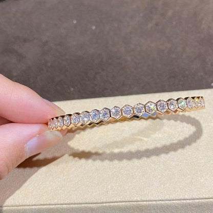 [⭐Clover Jewelry]BEE LOVE GOLD BRACELET FULL DIAMOND