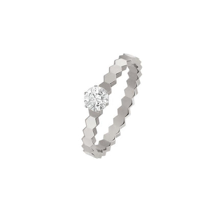 [⭐Clover Jewelry]BEE LOVE RING SILVER 1 DIAMOND